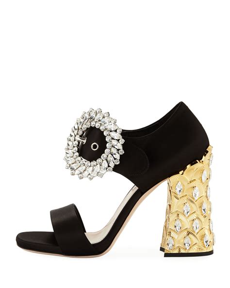 miu miu pineapple sandal|women's miu mi u sandals.